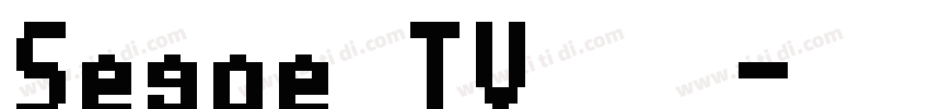 Segoe TV兰亭黑字体转换
